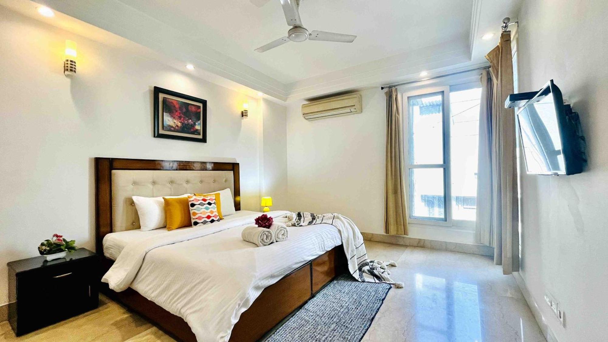 Olive Service Apartments - Greater Kailash Nueva Delhi Exterior foto