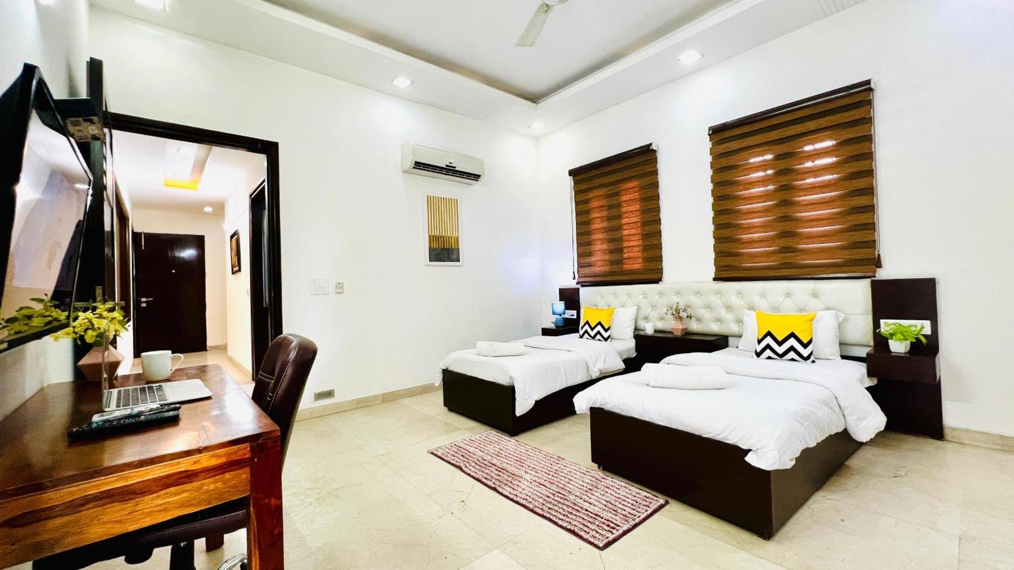 Olive Service Apartments - Greater Kailash Nueva Delhi Habitación foto